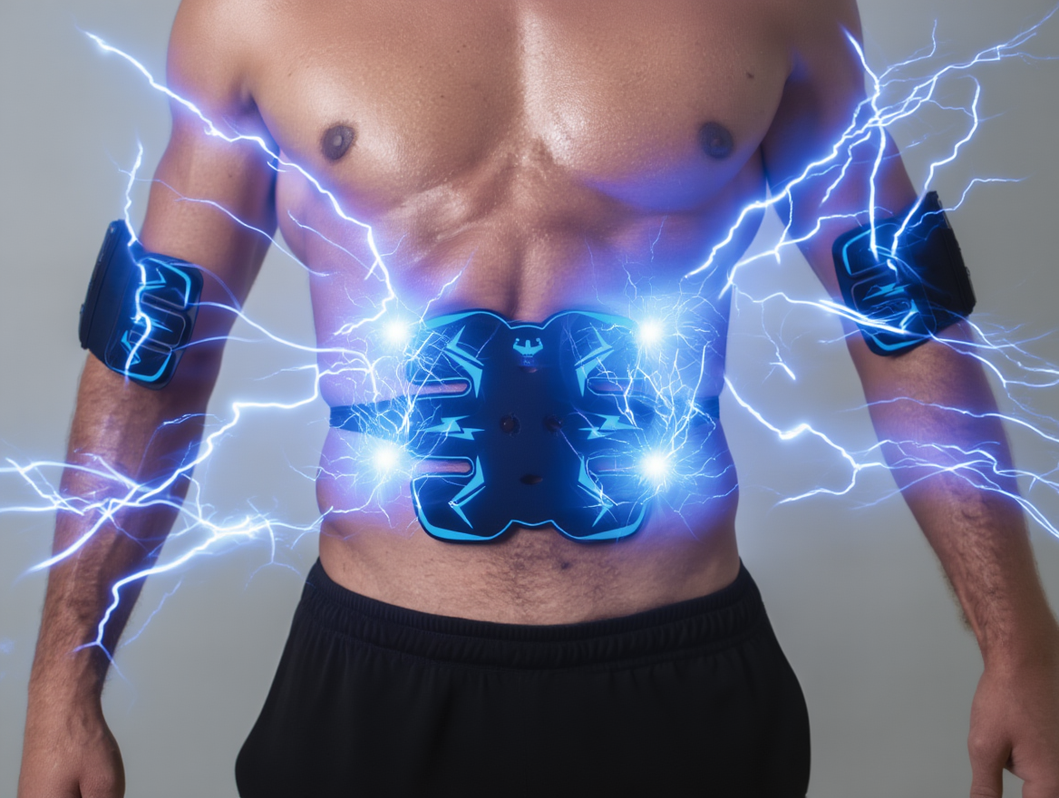 Estimulador muscular para entrenamiento de abdominales